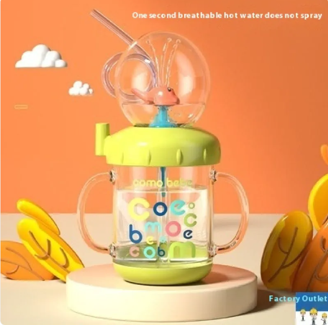 Whale Leakproof Kids Water Bottle