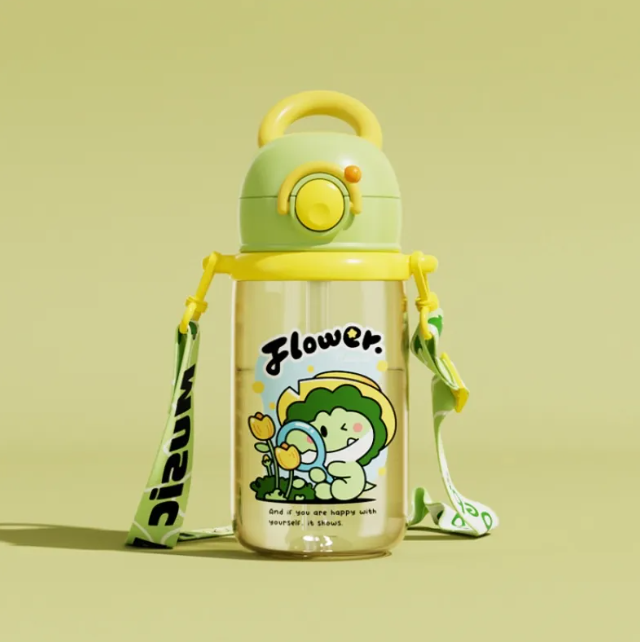 Whale Leakproof Kids Water Bottle