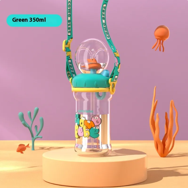 Whale Leakproof Kids Water Bottle