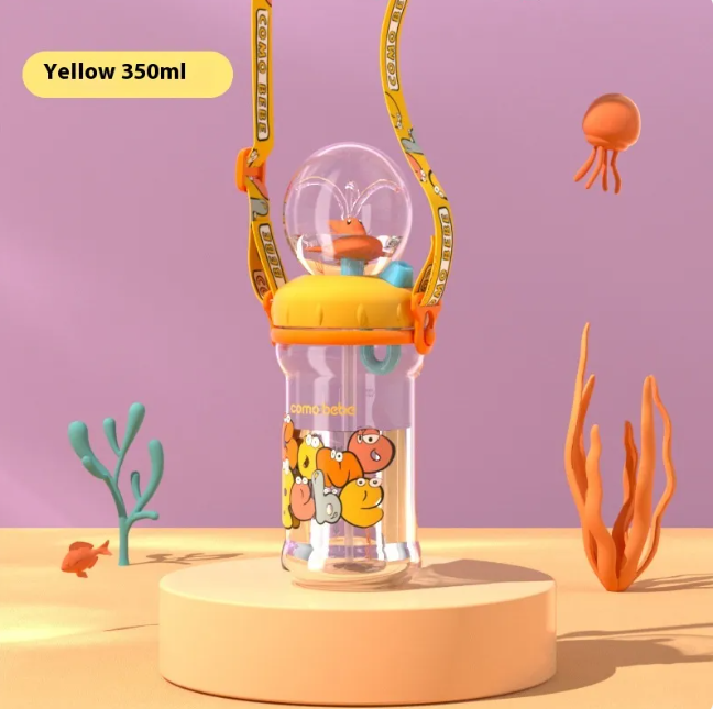 Whale Leakproof Kids Water Bottle