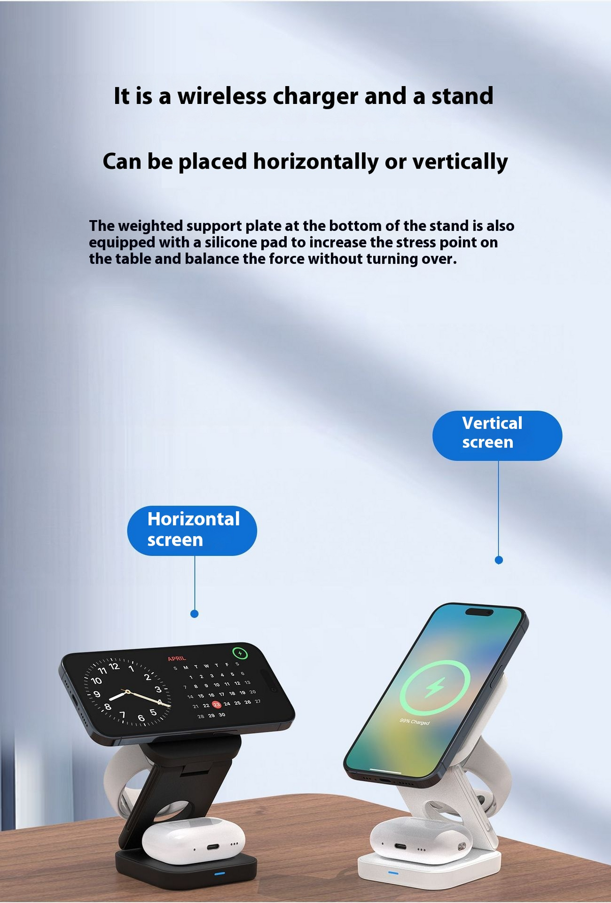 3-in-1 Foldable Wireless Charger