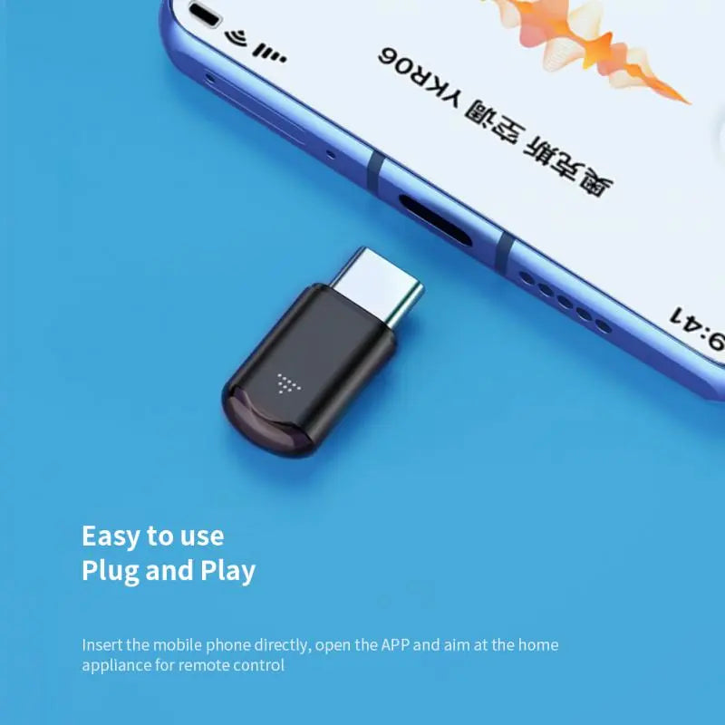 Type-C / Micro USB Smart IR Remote Control Adapter