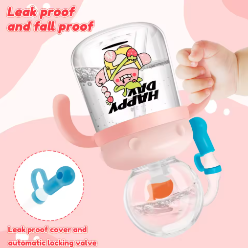 Whale Leakproof Kids Water Bottle
