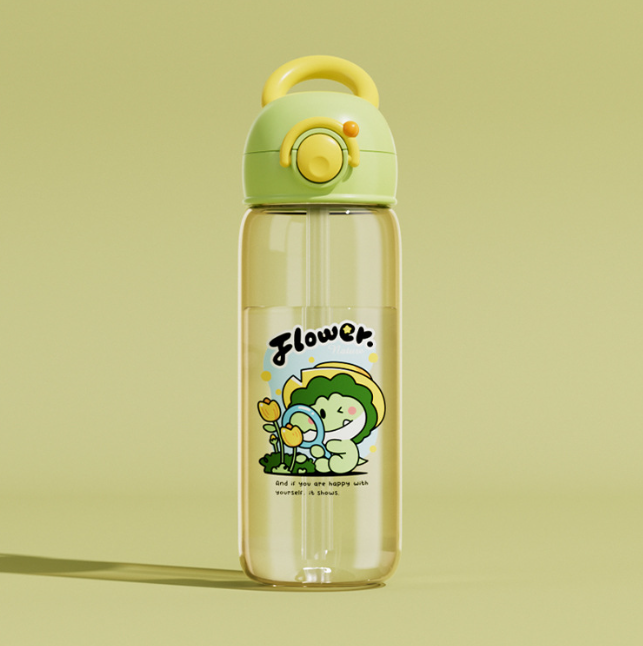 Whale Leakproof Kids Water Bottle